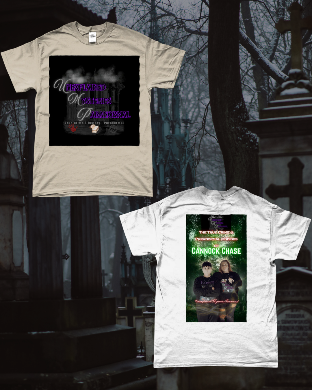 Unisex Logo T-Shirt - Cannock Chase DVD Cover Back