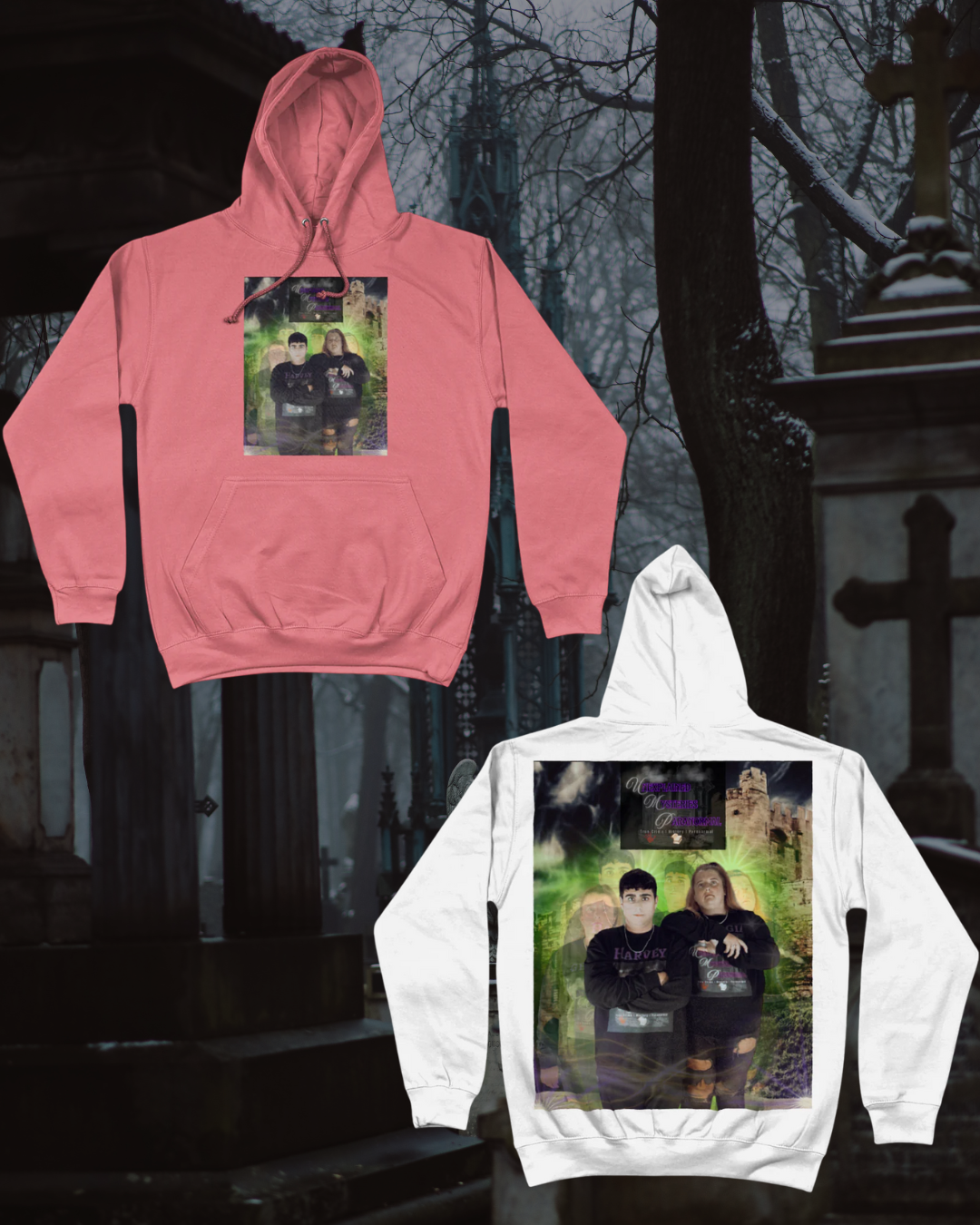 Unisex Main Title Photo Hoodie - front and Back