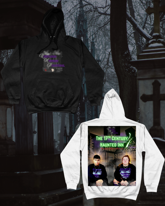 Unisex Logo Hoodie - The 4 crosses inn DVD Cover Back