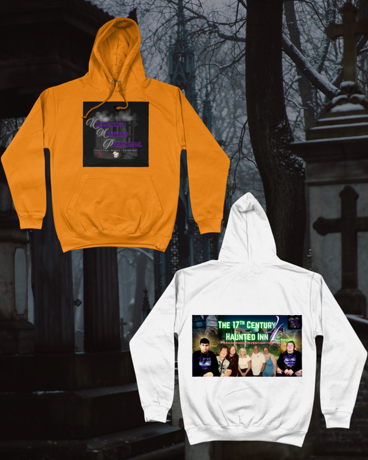 Unisex Logo Hoodie - 4 Crosses Inn DVD Cover Back DESIGN 2