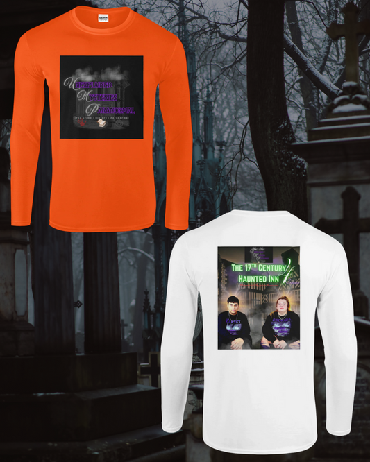 Unisex Logo Long Sleeve T-Shirt - 4 crosses Inn DVD Cover Back